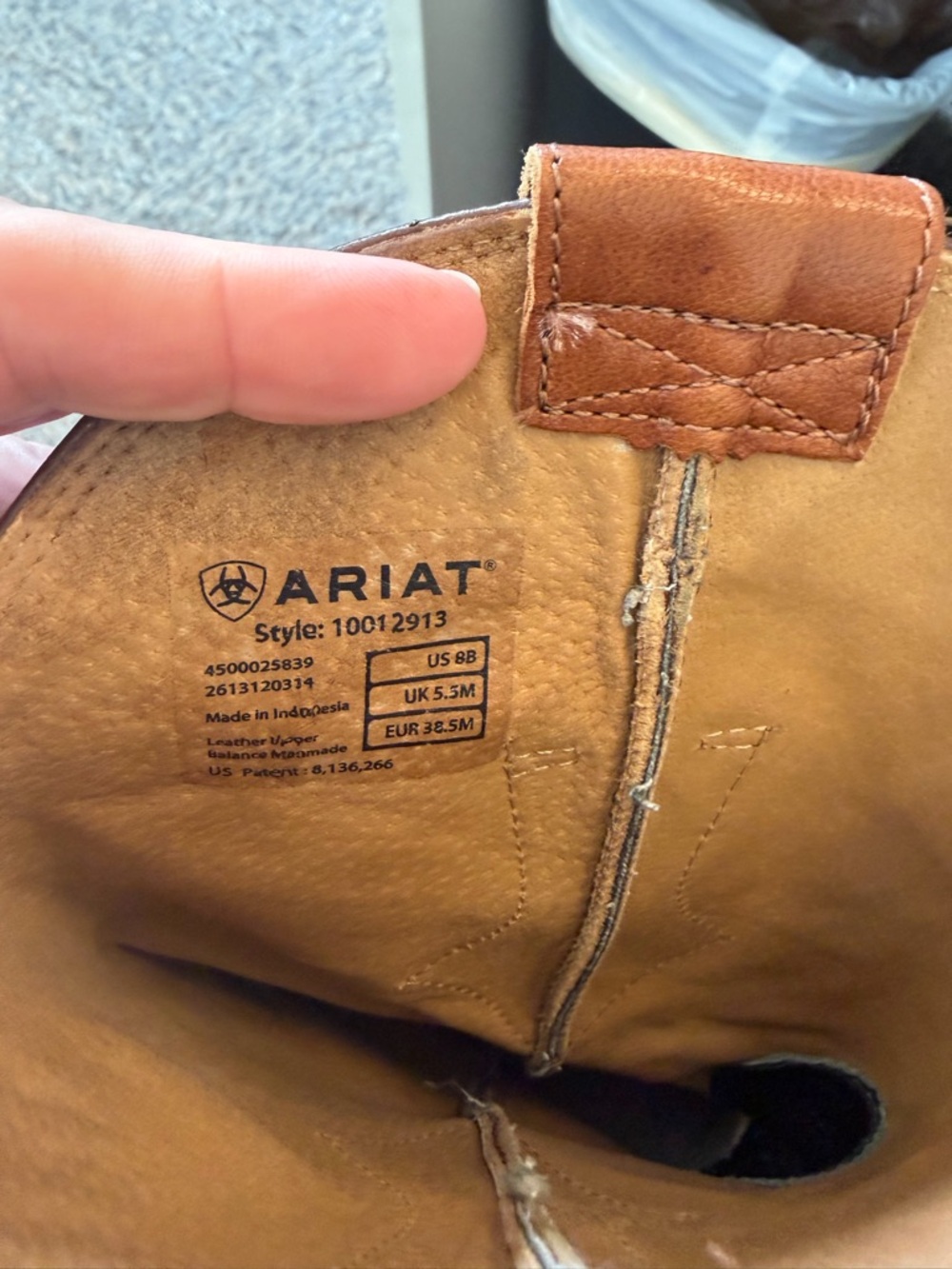 Ariat Brown Studded Western Heeled Boots 10012913 - Picture 11 of 11